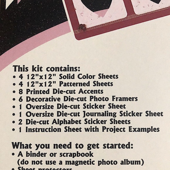 Remember When Scrapbook Kit - Romance, 12x12 - Picture 3 of 4